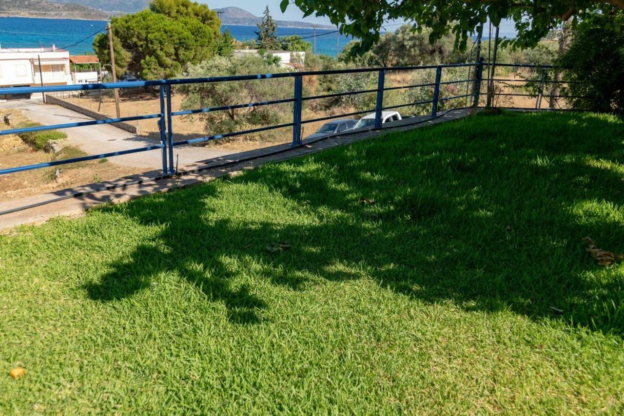 Seaview Flat Steps To The Beach Karavostasi  Bagian luar foto